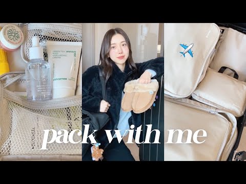 PACK WITH ME ✈️🧳 3박 5일 태국 여행 짐싸기! 캐리어, 여행 필수템, 기내 꿀템, 브이로그 카메라・・・