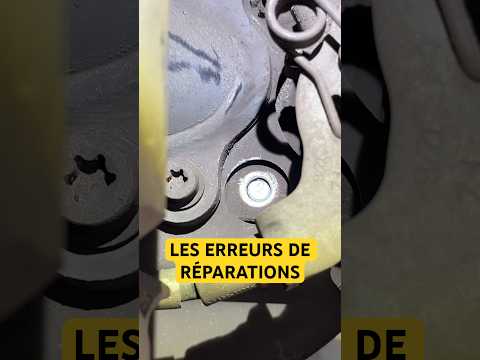 LES ERREURS DE RÉPARATIONS  #automobile #voiture
