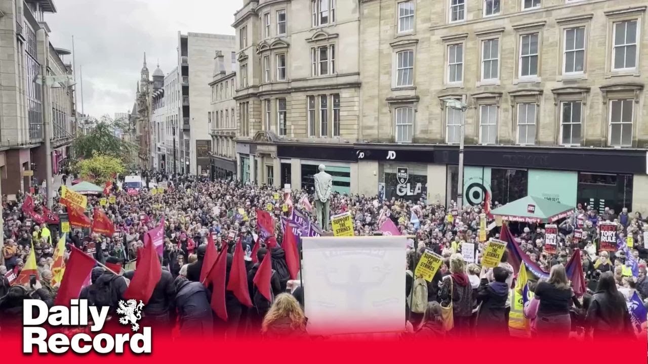 Enough is Enough takes Glasgow as Thousands rally against cost of Living Crisis