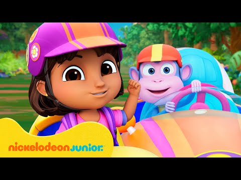 Dora | Le camp d'été de sports et de jeux de Dora ! ☀️ 30 minutes | Nickelodeon Jr. France