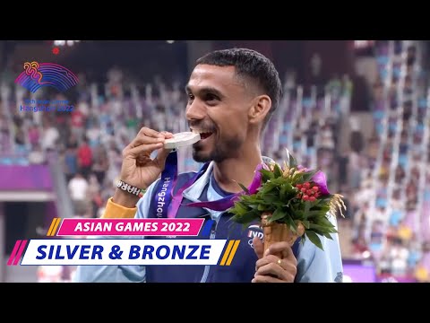 India Wins Silver & Bronze | Men's 1500m | Medal Ceremony | Hangzhou 2022 Asian Games