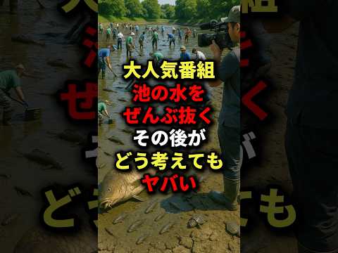 ㊗️400万回再生‼︎大人気番組池の水を全部抜くその後がどう考えてもヤバい #海外の反応