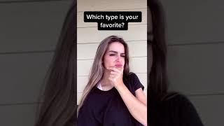 Types of girls on TikTok