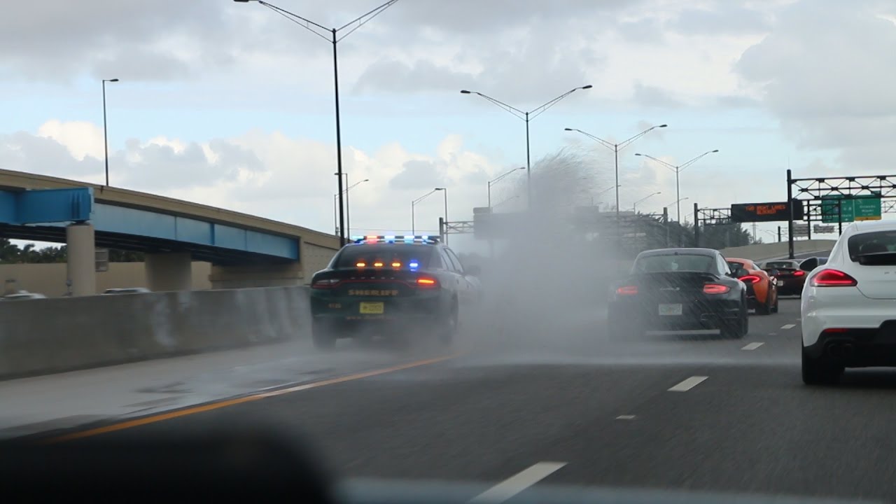 Joined a Police Escort