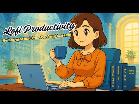 Lofi Productivity – Relaxing Music for Working Outside เพลงบรรเลงเพราะๆระหว่างทำงานคาเฟ่