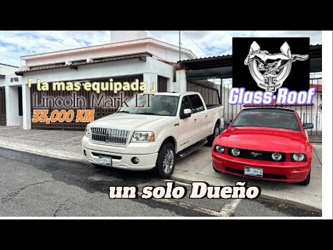 Mustang 45 aniversario techo de cristal y lincoln mark lt truck