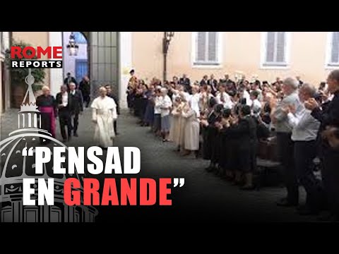 Reunión conjunta del papa con hasta 8 instituciones religiosas: “Pensad en grande”