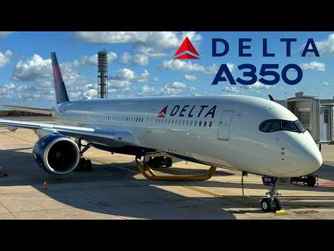 BUSINESS  🇫🇷 Paris CDG - Atlanta 🇺🇸  Delta Airbus A350 [FULL FLIGHT REPORT] Delta One