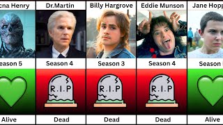 Stranger Things Character DEAD or ALIVE | Season 1 to 5