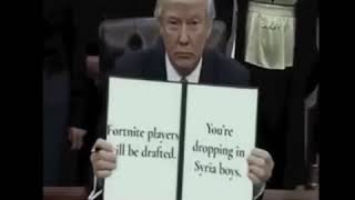 Trump Fortnite draft