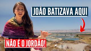 O LOCAL ESQUECIDO DO BATISMO! Israel com Aline
