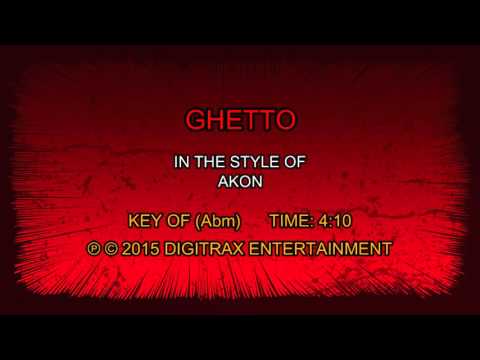 Akon – Ghetto (Backing Track)