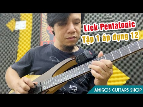 Lick Pentatonic - Học 1 biết 12 thế tay cho tất cả âm giai khác | Học guitar điện cùng Đăng Khoa