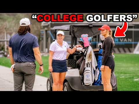 We called out 2 College girls on the golf course...