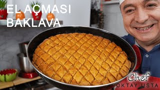 EL AÇMASI BAKLAVA ❗️Baklava Tarifi | Chef Oktay Usta