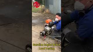 gasoline enigne winch load testing