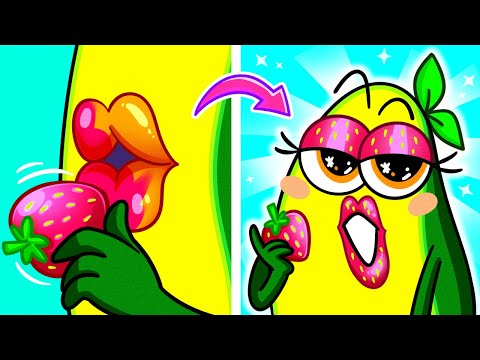 Ava's Dress, Hair & Nails Makeover!💄| From Nerd to Popular Hacks | Avocado Family