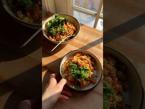 Not buying groceries until my pantry is empty part III! Kabocha Bowls