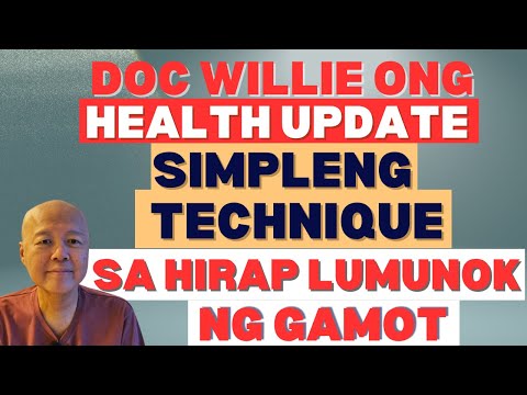 Doc Willie Health Update: Simpleng Technique sa Hirap Lumunok ng Gamot