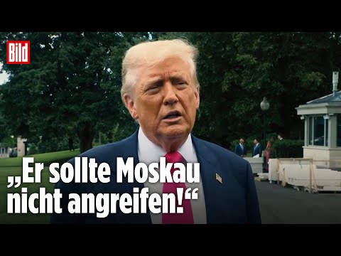 Trump richtet eindringliche Warnung an Selenskyj