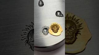 Testing Out A New Die With 24k Gold #jewelry #handmade #golden #gold