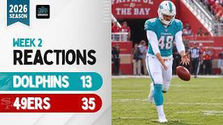 MIAMI DOLPHINS EXPECTEDLY EMBARRASSED 35-13 | The Good, Bad & UGLY vs. 49ers