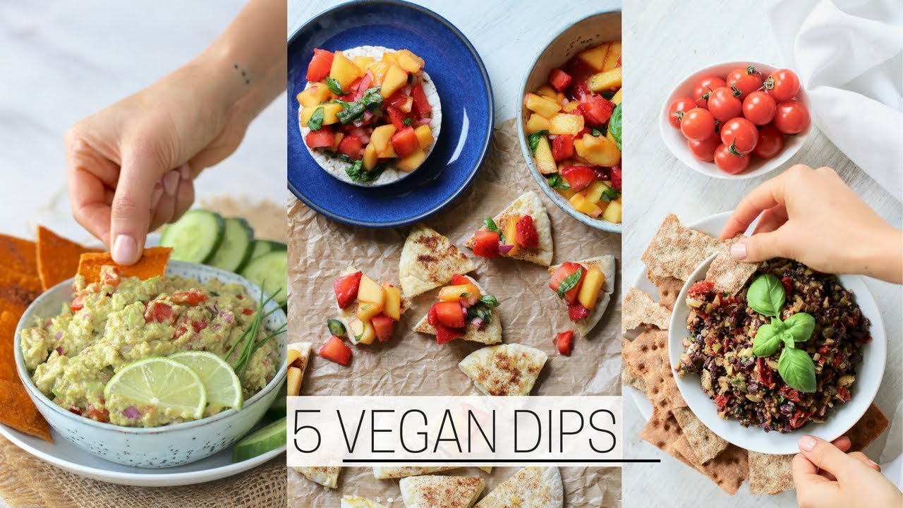 QUICK VEGAN DIPS healthy + easy