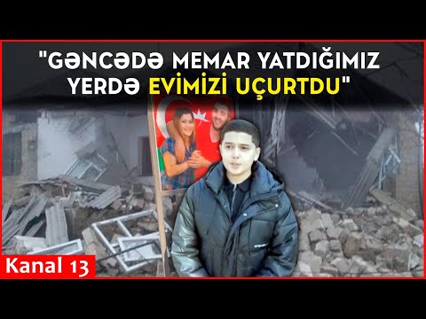 "Bizi ƏZİRLƏR"- Gəncə TERRORUNDA hər iki VAİLDEYİNİNİ İTİRƏN Hüseyin prezidentə SƏSLƏNDİ