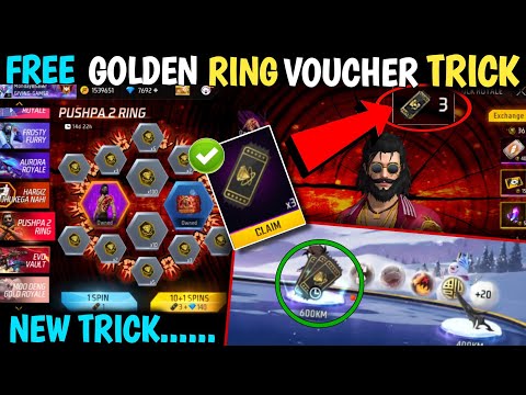 Free Golden Ring Voucher Spin Trick Pushpa 2 Event| How to use golden ring voucher one spin trick ?