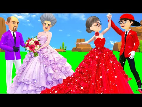 Scary Teacher 3D vs Squid Game 2 Marry Dressing Wedding Style Beautiful or Error 5 Times Challenge