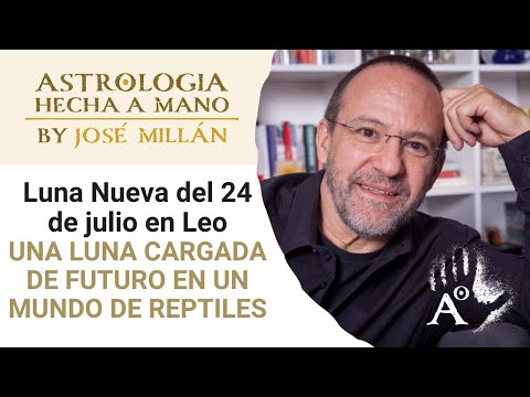 Una Luna cargada de futuro en un mundo de reptiles. La Luna Nueva en Leo del 24 de julio.
