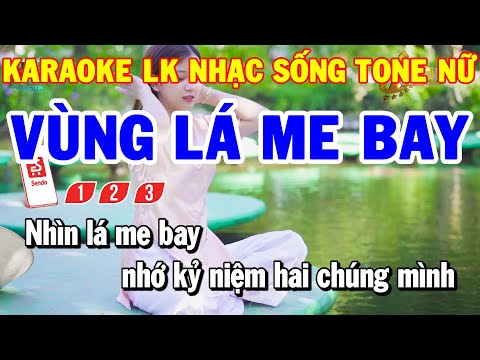 Karaoke Nhạc Sống Liên Khúc Bolero Tone Nữ | Vùng Lá me Bay – Phố Đêm | Karaoke Thanh Hải