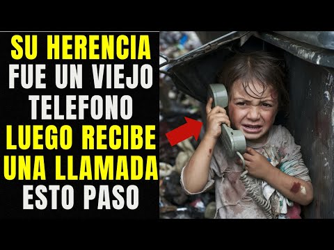 Niño Recibe de Herencia un Teléfono Viejo. Pero Tiempo Después Recibe una Llamada y Su vida Cambio.