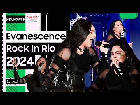 Evanescence no Rock in Rio | Amy Lee canta em português, pinta bandeira do Brasil no rosto e arrasa