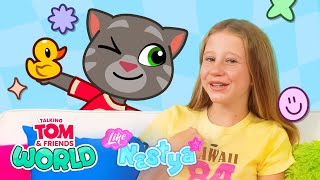 @LikeNastyaofficial Gets Pranked in Talking Tom & Friends: World