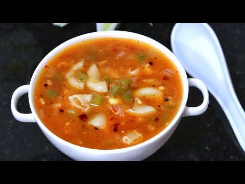 Macaroni Soup Recipe | Macaroni Soup | Soupy Pasta Recipe | Easy Pasta Soup | Vegetable Soup Recipe