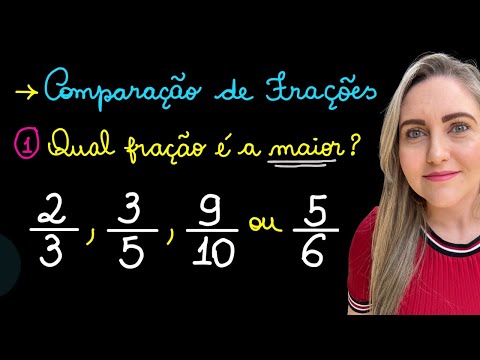 APRENDA COMO COMPARAR FRAÇÕES COM DENOMINADORES DIFERENTES. EXPLICAÇÃO DE COMPARAÇÃO DE FRAÇÕES.