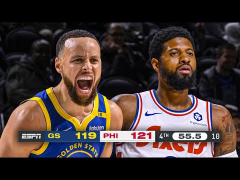 Warriors vs 76ers 😱 INTENSE ENDING - FINAL 3 MINUTES 🔥 March 1, 2025