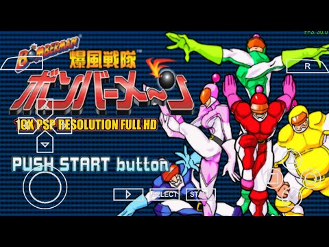 Game Bomberman Kok Sentai ? - Bomberman: Bakufuu Sentai Bombermen PPSSPP Android