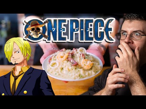 Pro Chef Reacts..To Babish Making SANJI'S Seafood Risotto! (ONE PIECE)