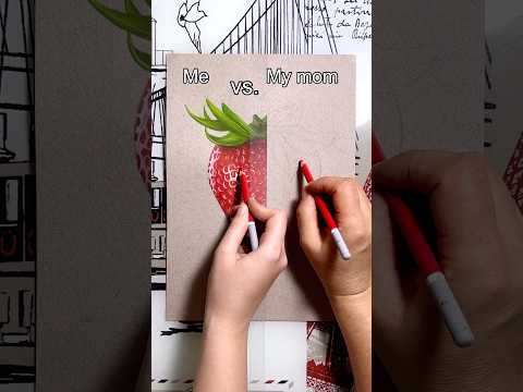 Me vs. My mom 🍓How did we do? 🌱✨