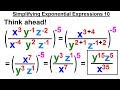 Simplifying Exponents and Variables
