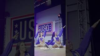BTS of the show that means the most 💌#DCCheerleaders #dcc #nfl #uso #usa #shorts