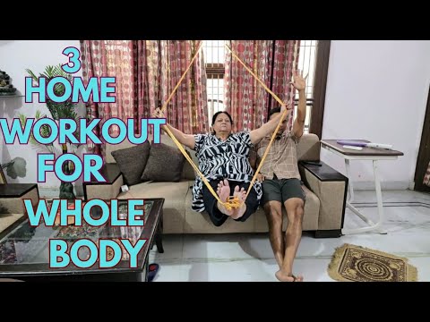 3 Simple home workout for whole body #yoga #homeworkout