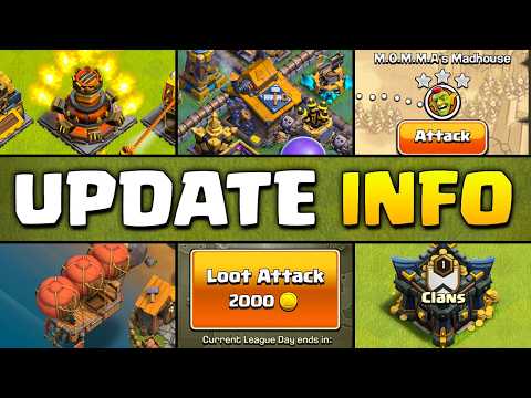 New Troop, Equipment, TH18, Builder Base & More - Update Info!