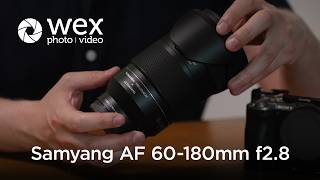 Samyang AF 60-180mm f2.8 co-engineered with Schneider-Kreuznach