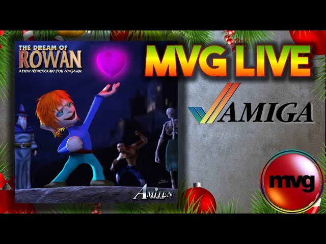 Christmas Eve Stream - New Amiga Game out Today - The Dream of Rowan Amiga !!