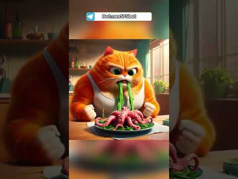 Бабушка хотела помочь в нейросети #cats #dalle3 #chatgpt #aiart #aicat #юмор #ии #кот #нейросеть