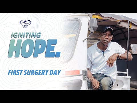 Kekeh Driver from Freetown Relieved of Painful Hernia in First Surgery On Board Global Mercy