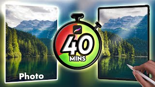 40 Minute Timed Procreate Challenge | 270